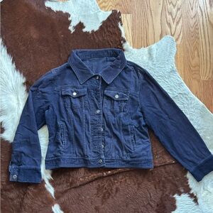 Dark Blue Medium Corduroy Jacket
